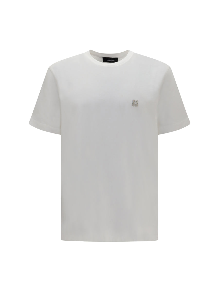 Metal D2 Cotton T-Shirt White T-shirts