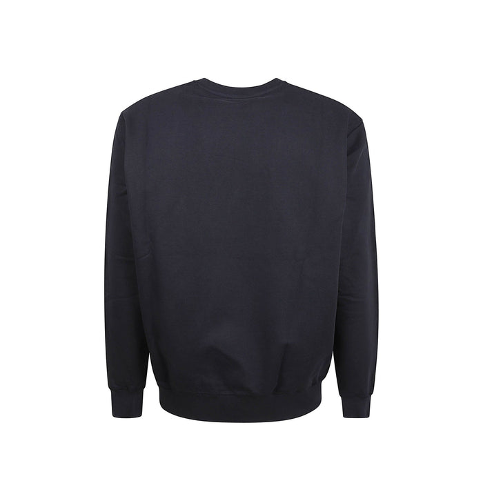 Alexander Mcqueen Cotton Logo Sweatshirt Blue