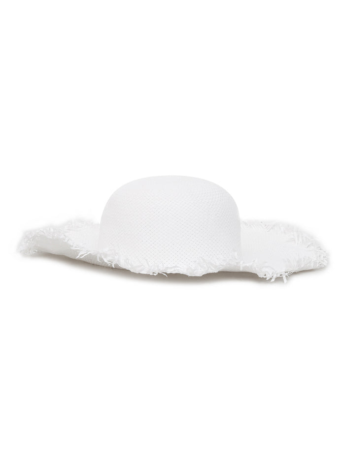 Cloche Hat White Paper
