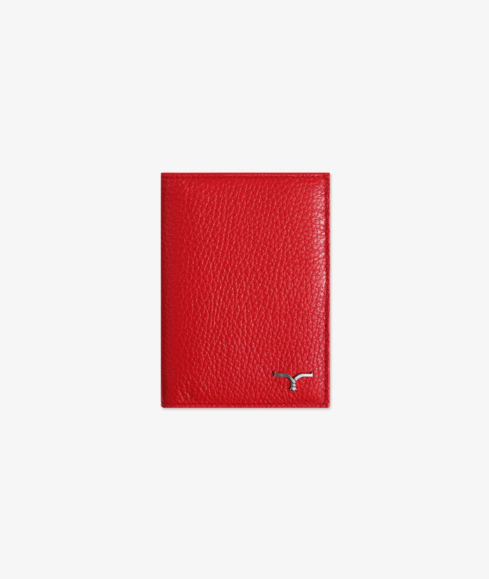 Passport Holder Fiumicino Red Document And