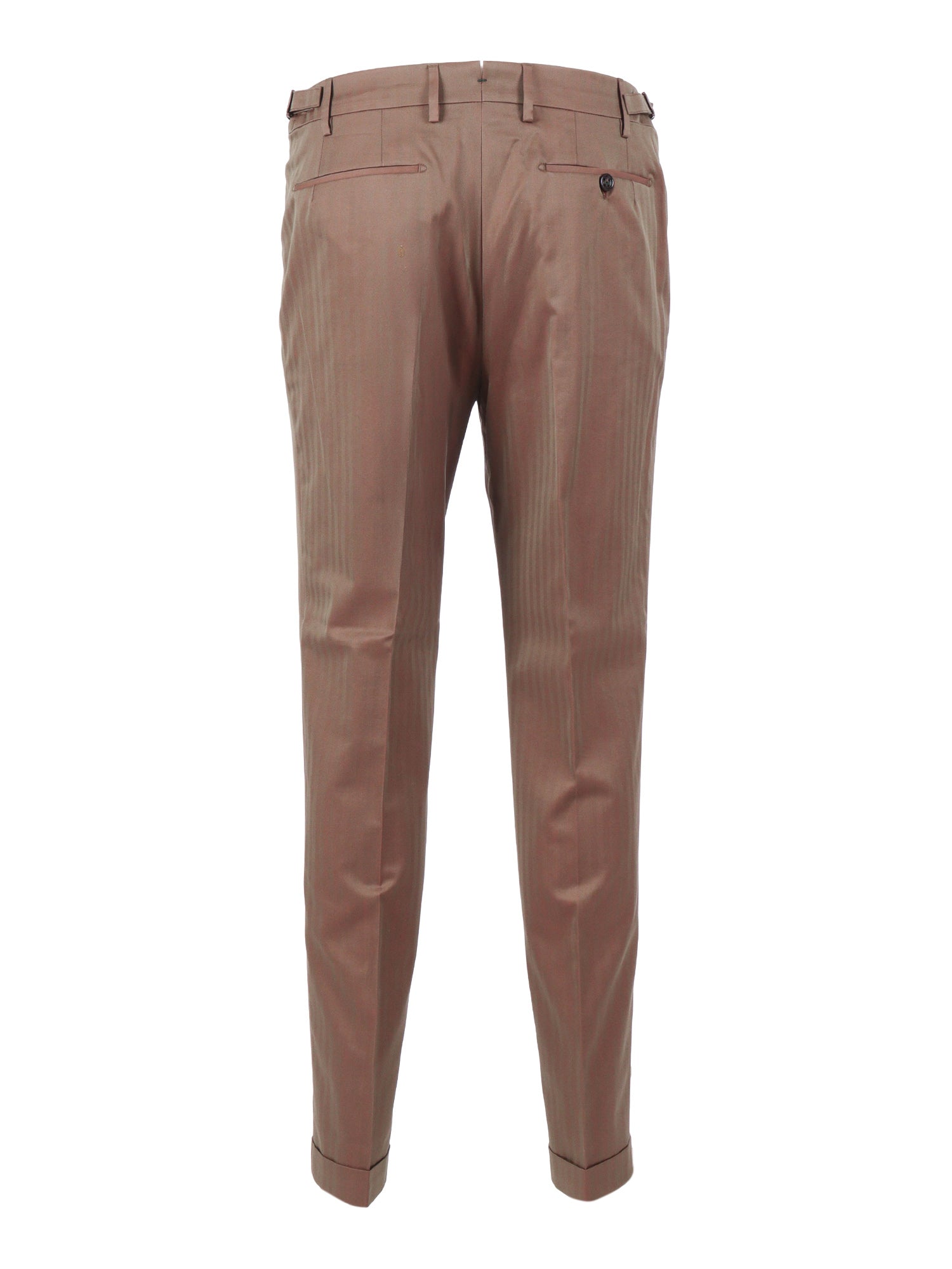 Retrolong Pants Brown Cotton