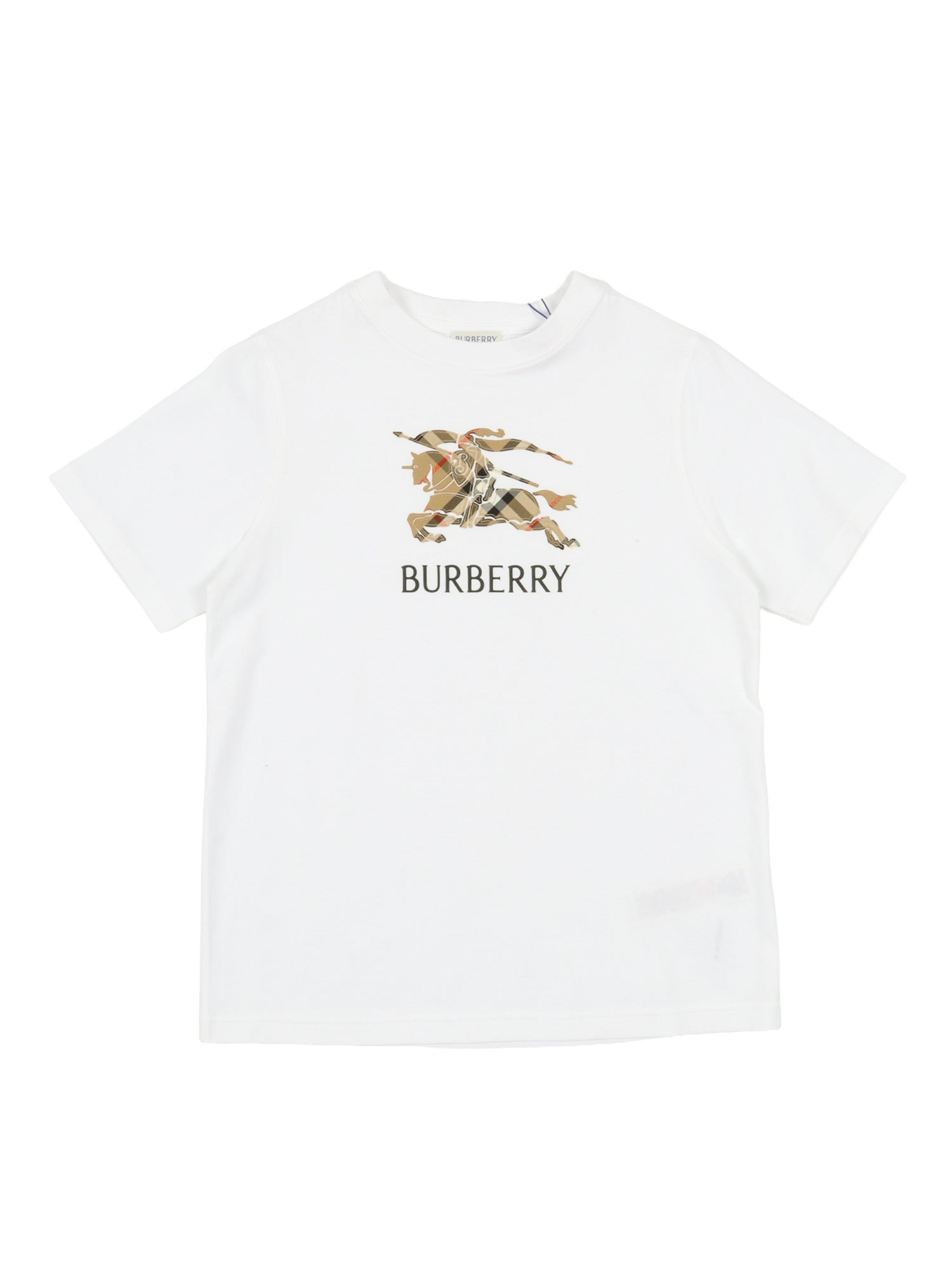 KID BOY T-SHIRTS White Cotton Short Sleeves T-shirt
