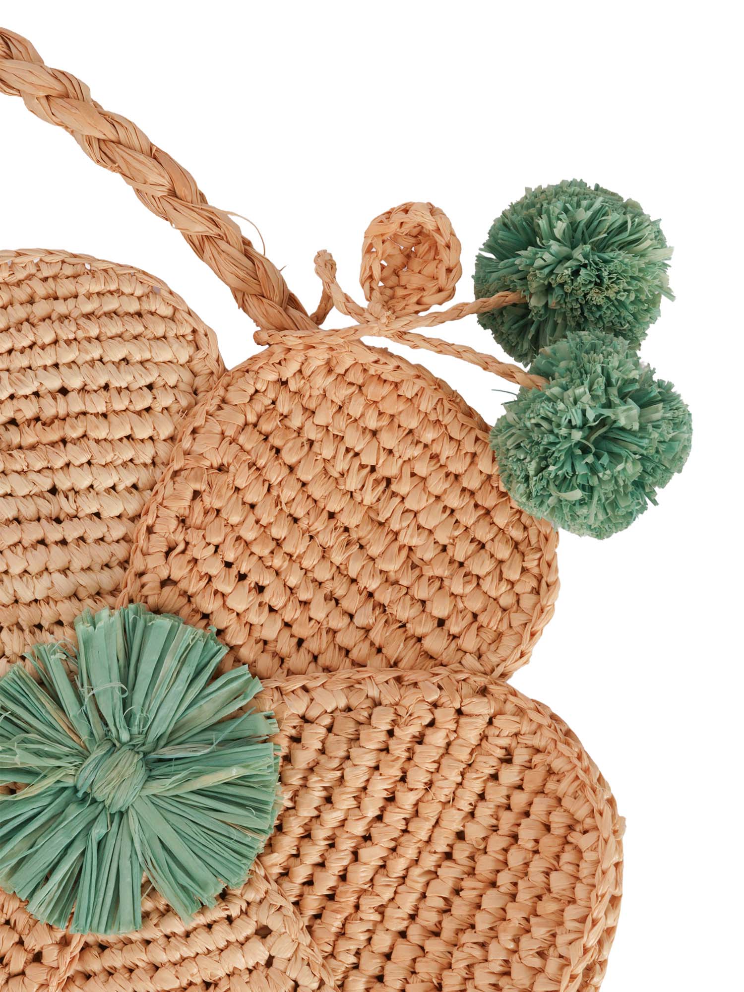 JORDANIE BAG Beige Raffia Handbag