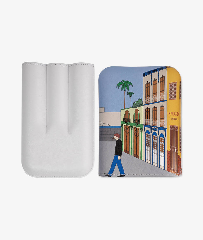 Casa Cubana Le Parisien Cigars Case Yellow