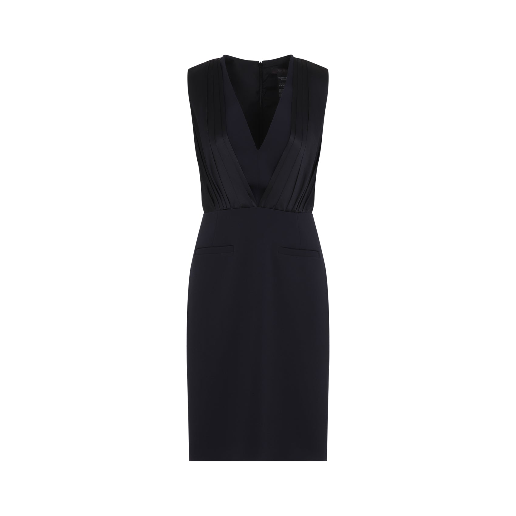 Vittor Midi Dress Blue Triacetate Polyester
