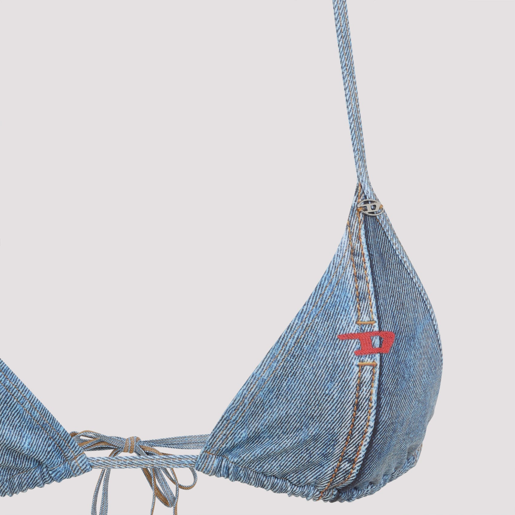 Tatiana Bikini Bra Blue Polyester Elastane Swimwear