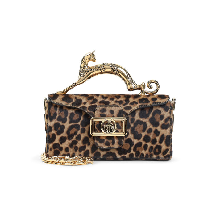 Lanvin Pencil Cat Nano Handbag Calf Hair