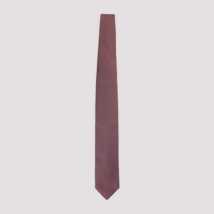 Lanvin Circle Dot Tie Silk
