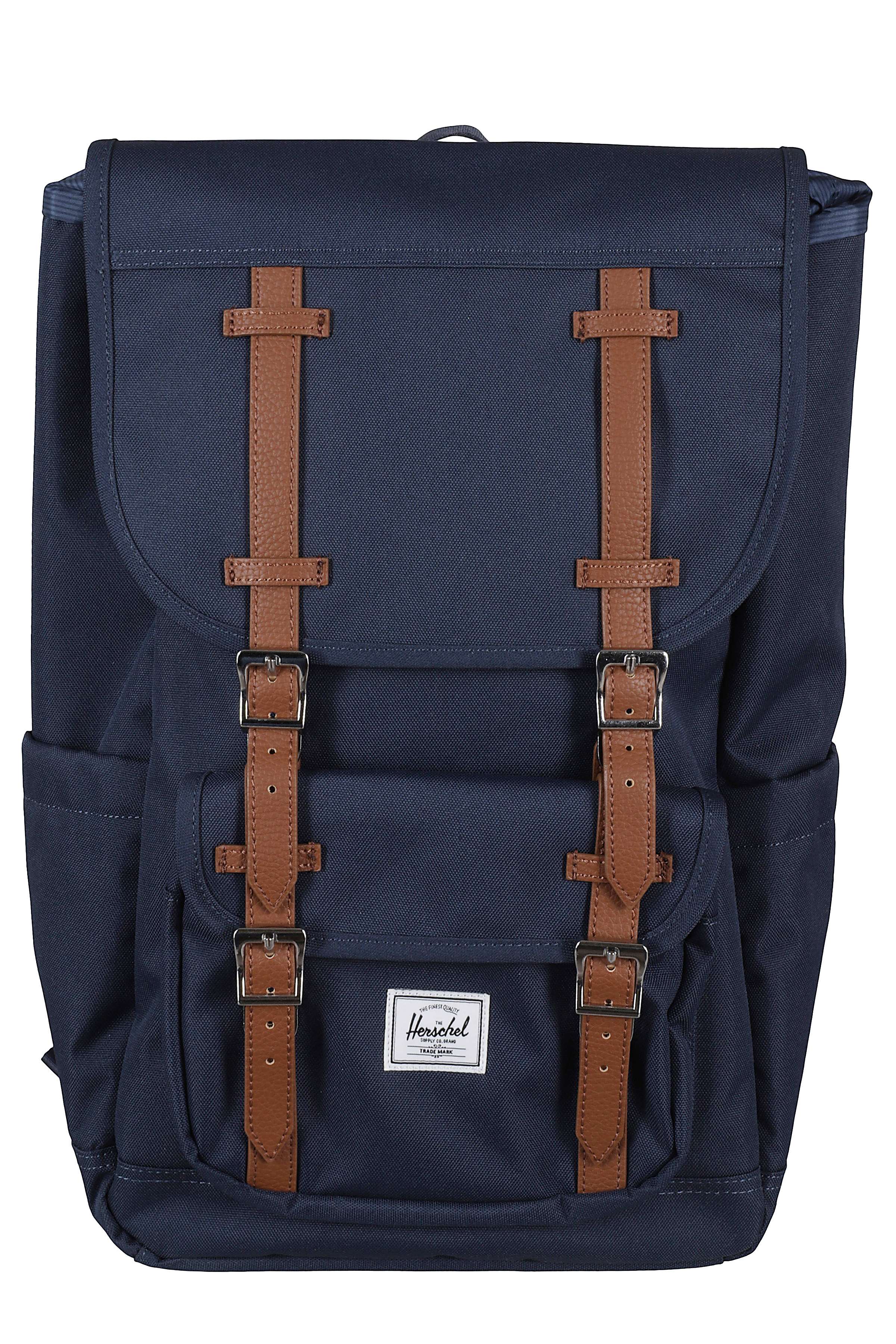Little America Mid Back Blue Poliestere Borsa