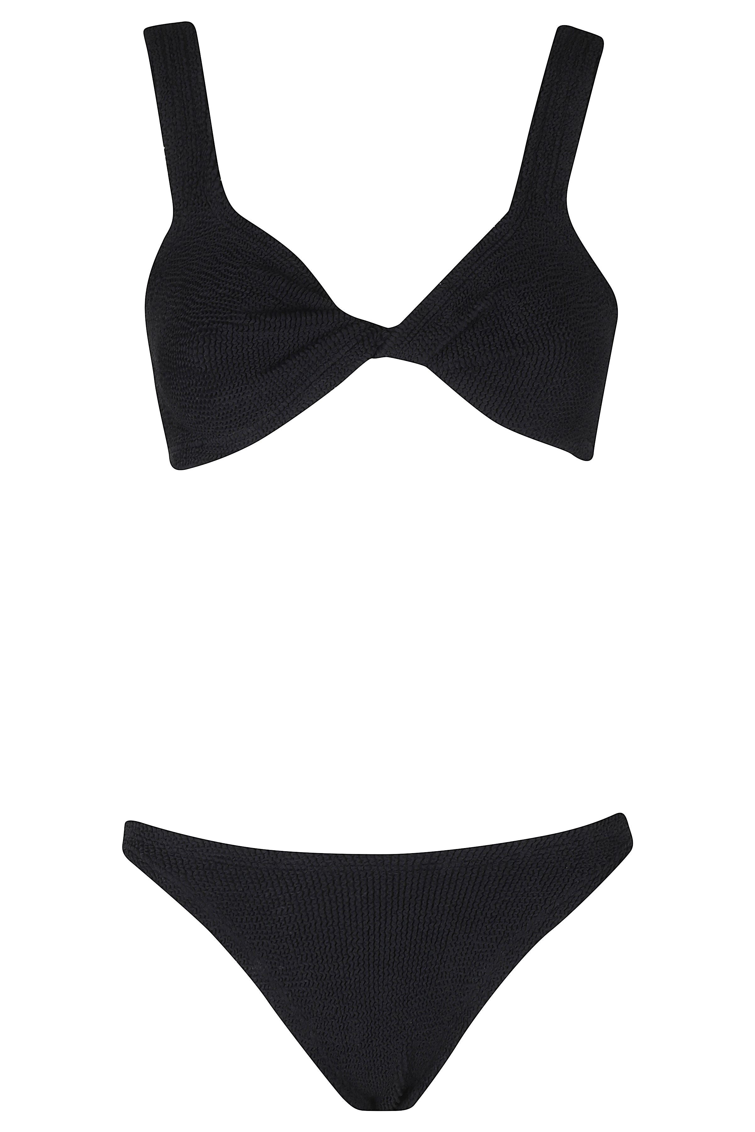 Crinkle Bikini Black Pa Ea Costume