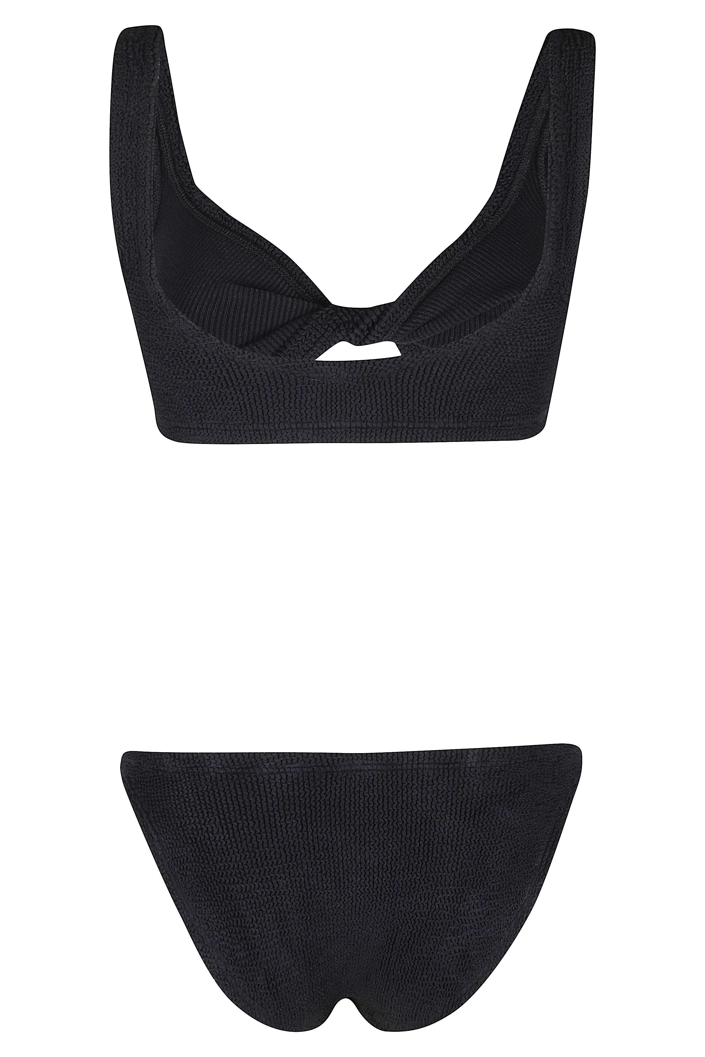 Crinkle Bikini Black Pa Ea Costume