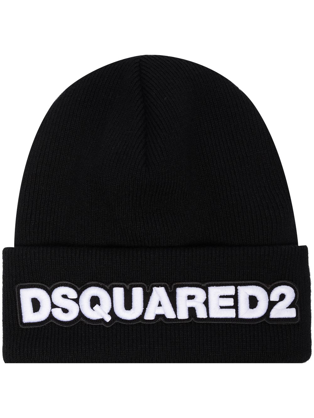 Knit Hat Black Wool | Cappello