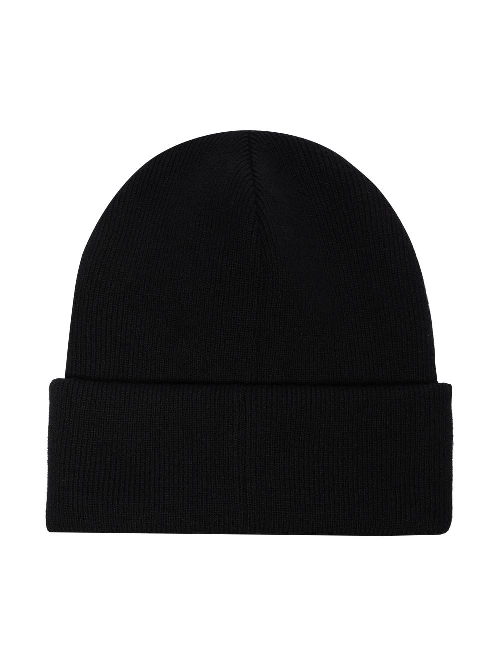 Knit Hat Black Wool | Cappello