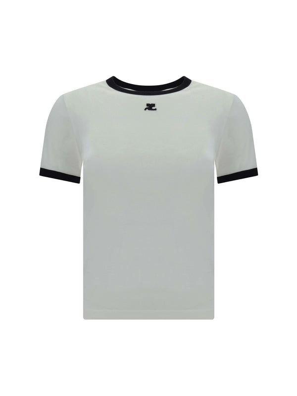 T-Shirt Heritage White-Black White/black Cotton T-shirts & Jerseys