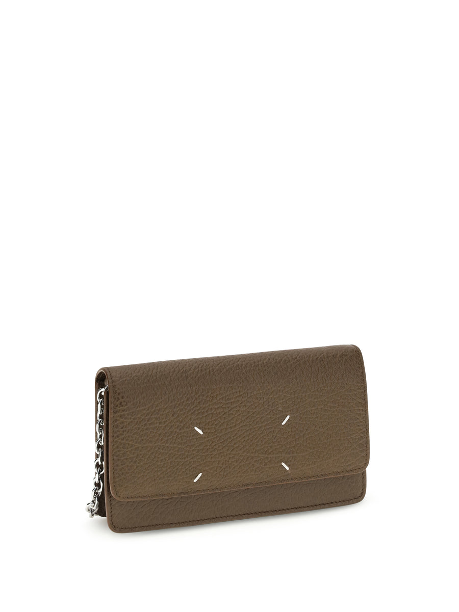 Wallet Grained Leather Green Calf & Purses
