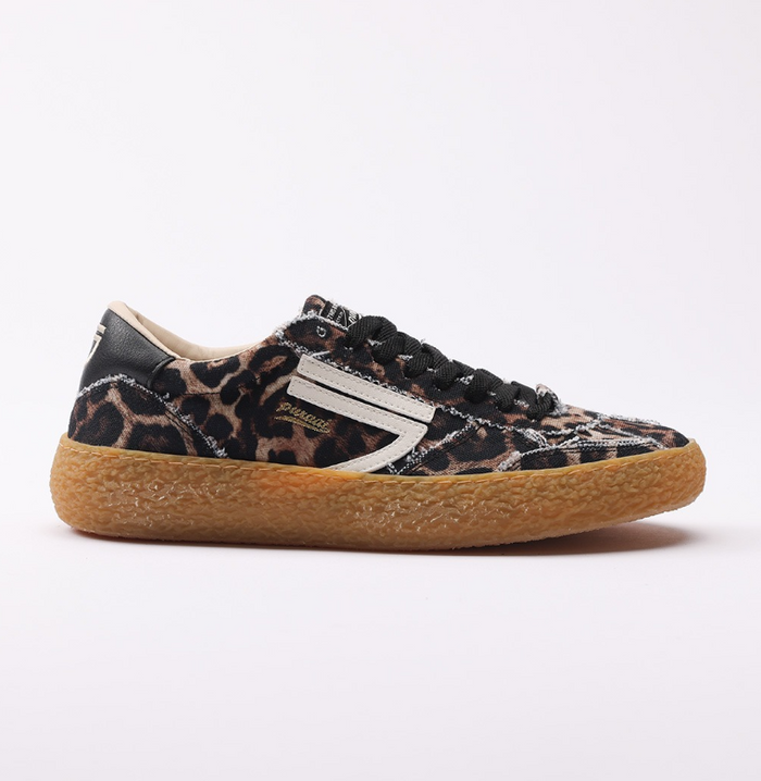1.01 Vintage Textile Leopard Spotted Sneaker