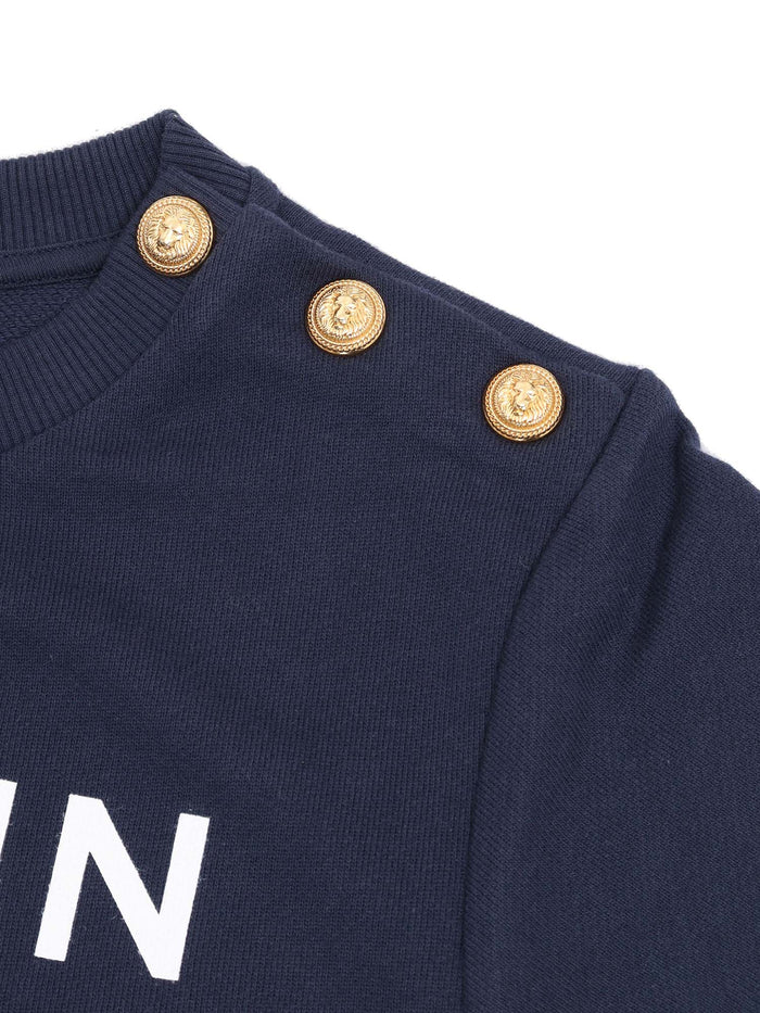 SWEATSHIRT Blue Cotton
