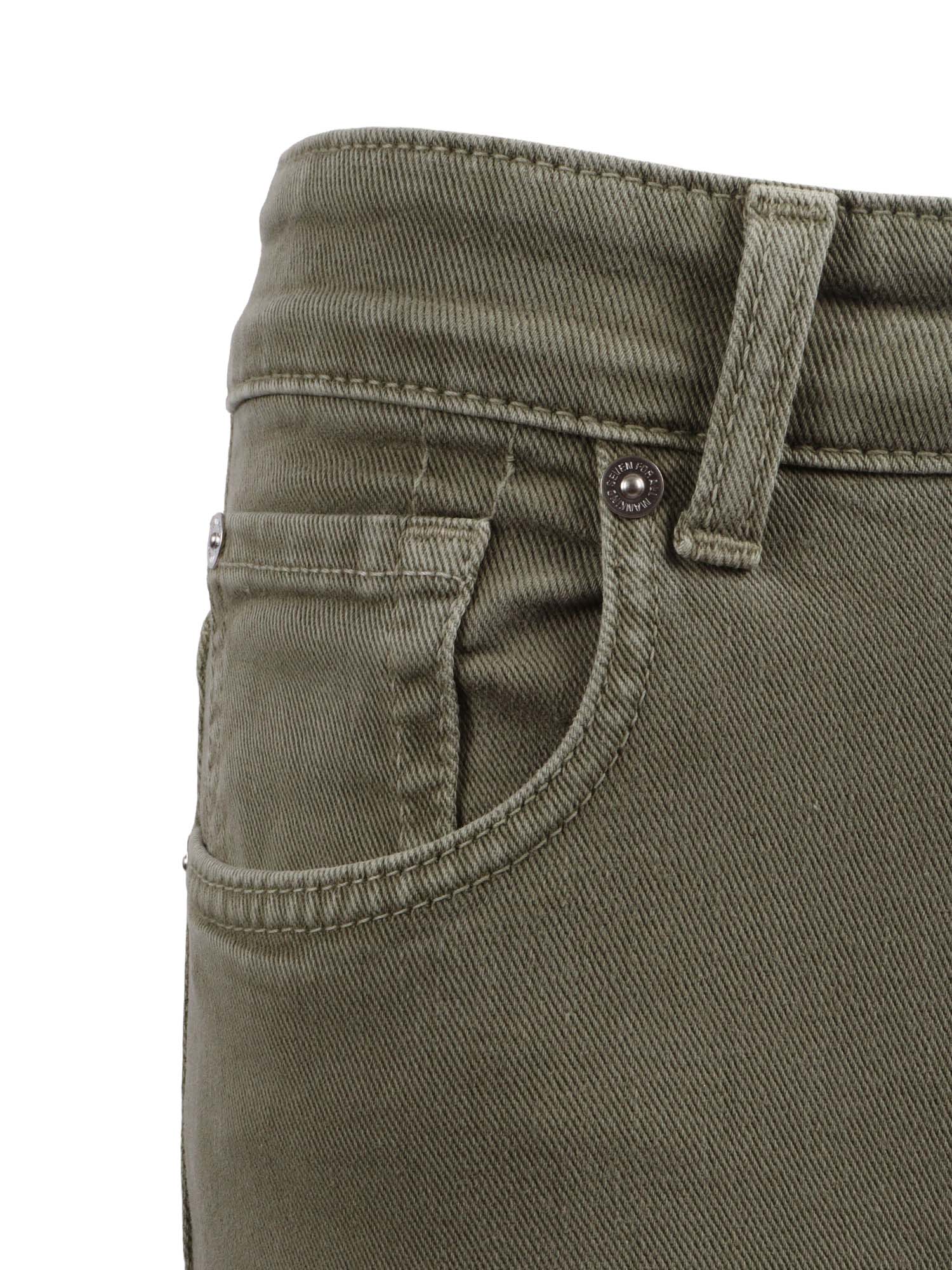 Calie Straight Ankle Green Jean