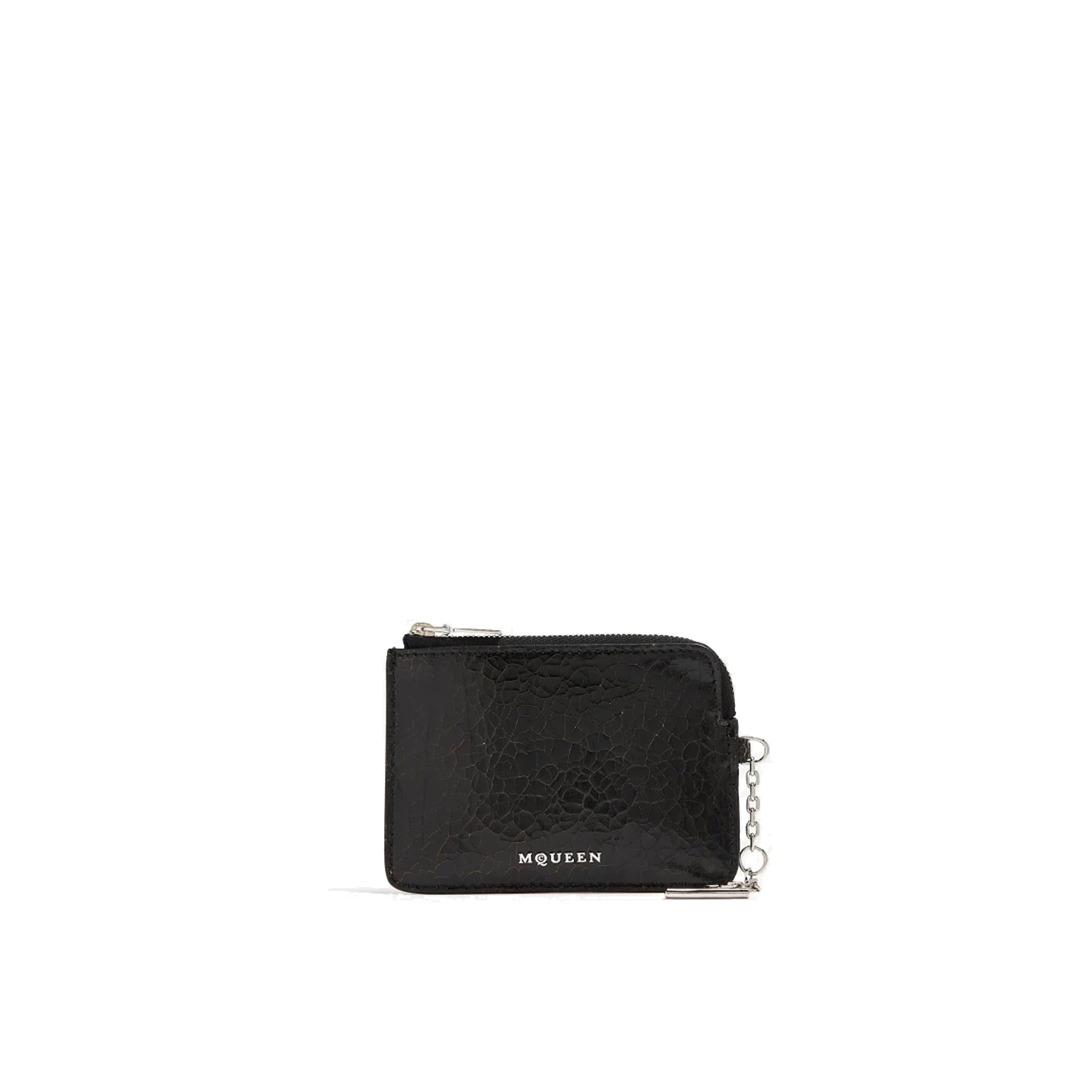 Sling Pip Coin Pouch Black Calf Leather