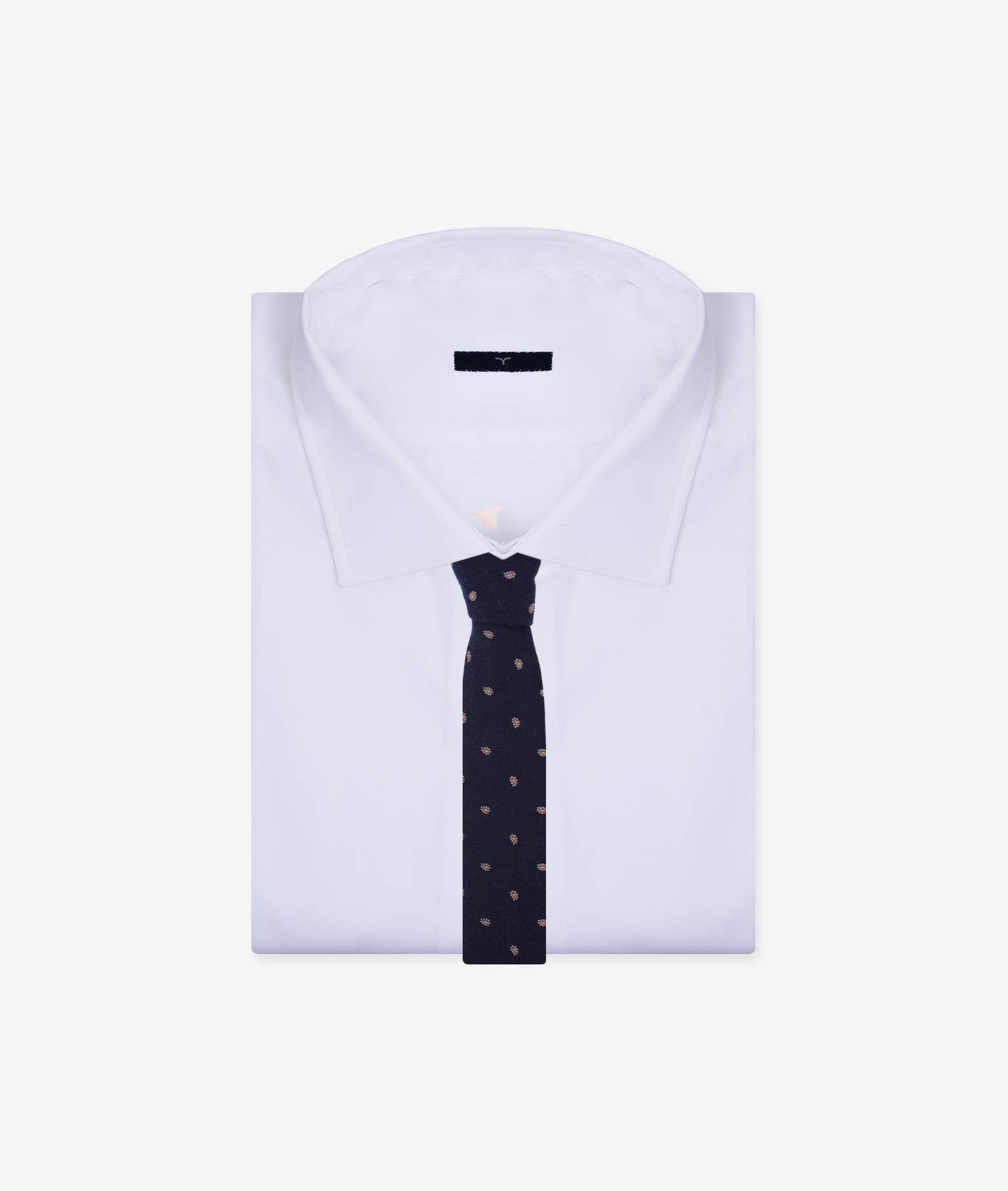 Jacquard Tie Grey Paisley Pattern