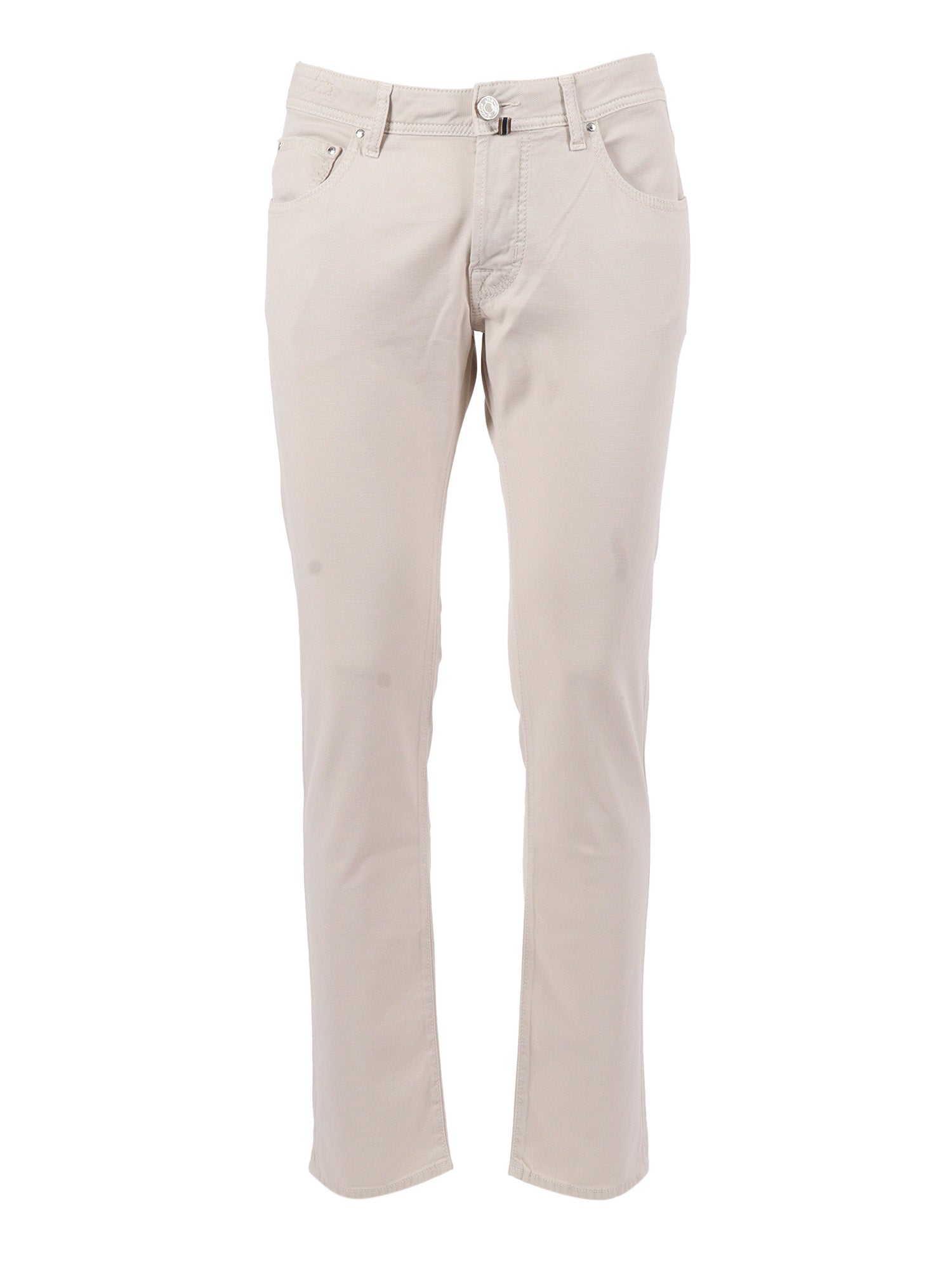 5 POCKETS SLIM FIT PANTS White Modal Cotton Elastane Jean