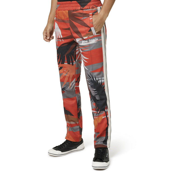 Hawaii Track Pants Red Polyester