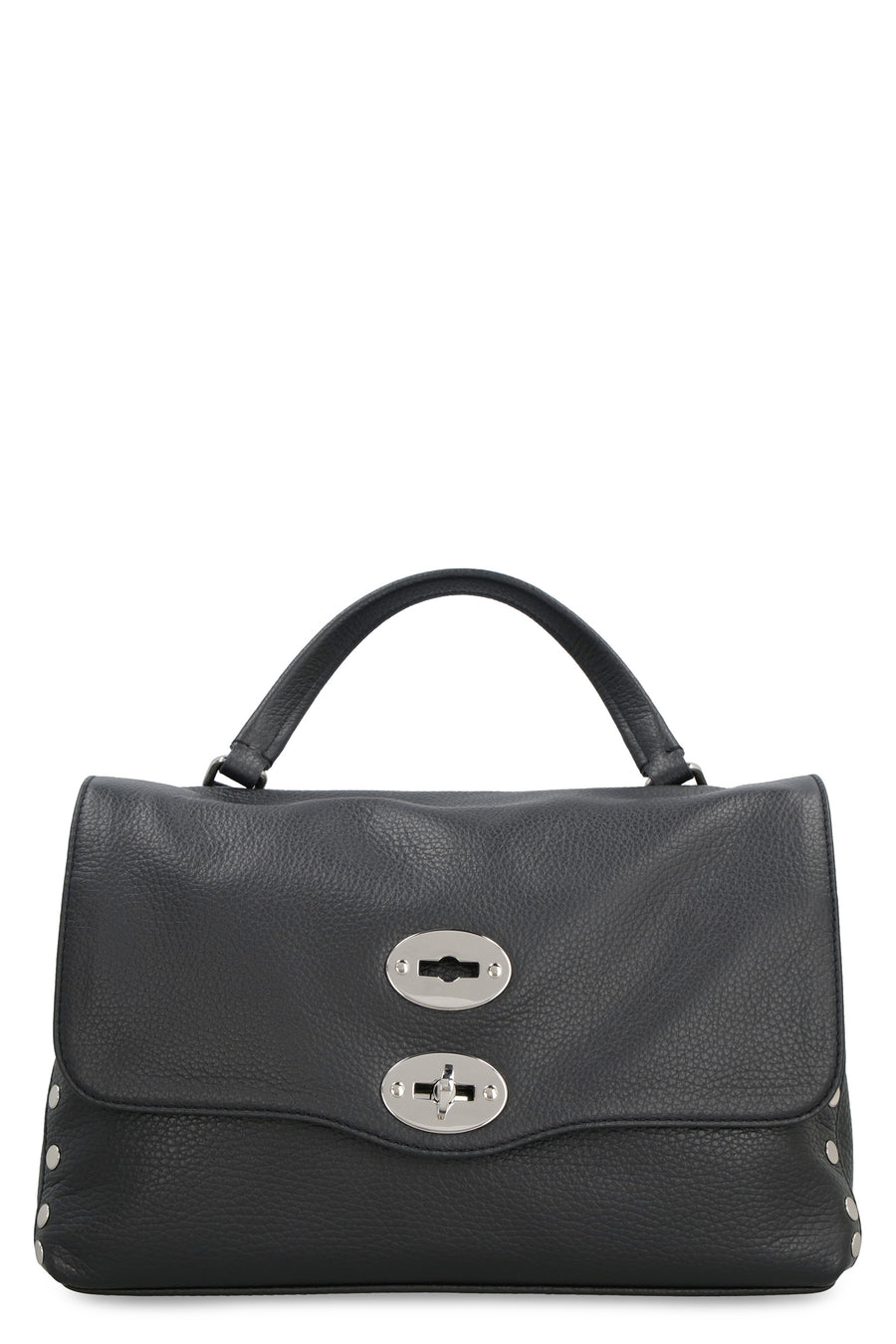 Zanellato Postina S Leather Handbag Black Calf Handbags