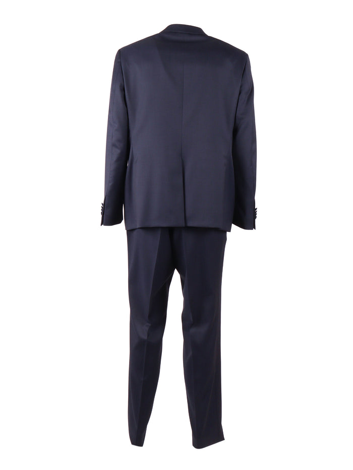 Suit Blue Virgin Wool Dress