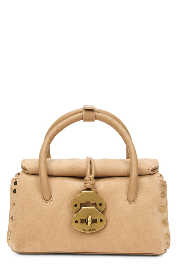 Baby Bag Dotta Beige Leather Lambskin Handbags