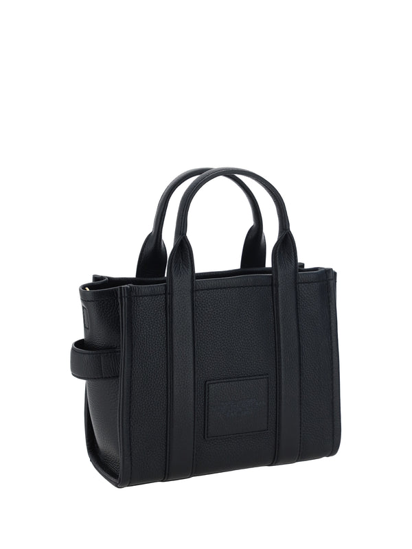 Small Tote Handbag Black Calf Leather Handbags