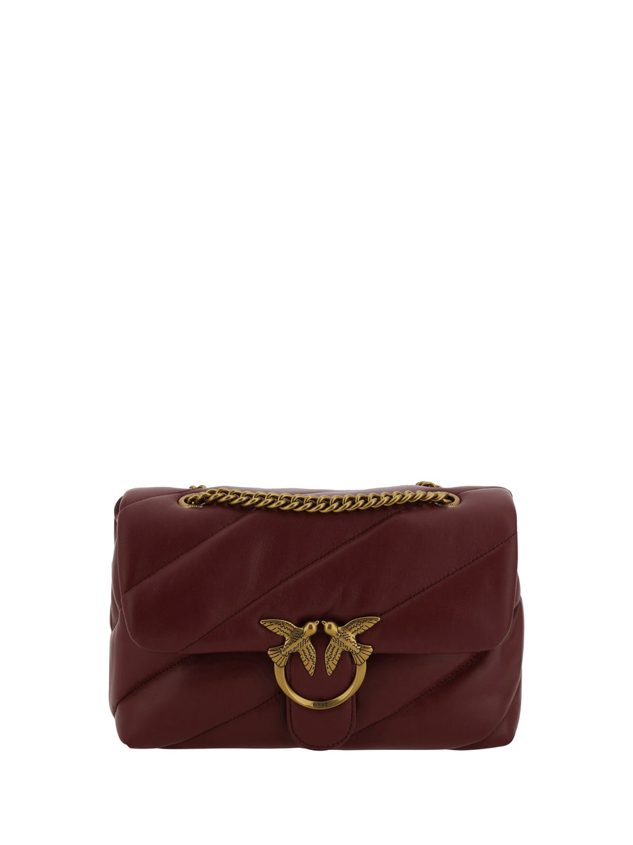 Leather Shoulder Bag Love Classic Antique Gold Ribes Intenso/antique Calf (bos Taurus)
