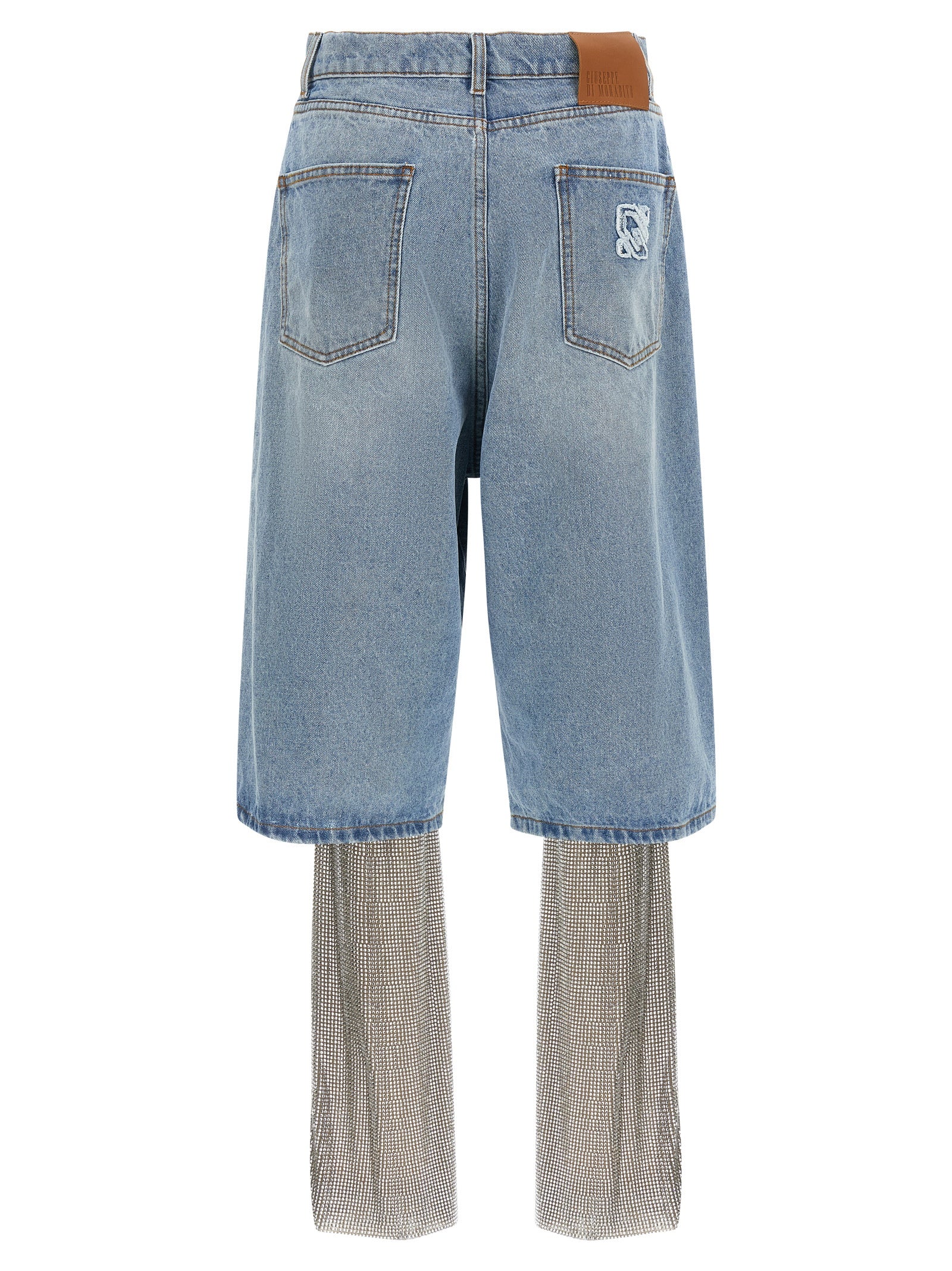 Crystal jeans + leggings Multicolor Cotton