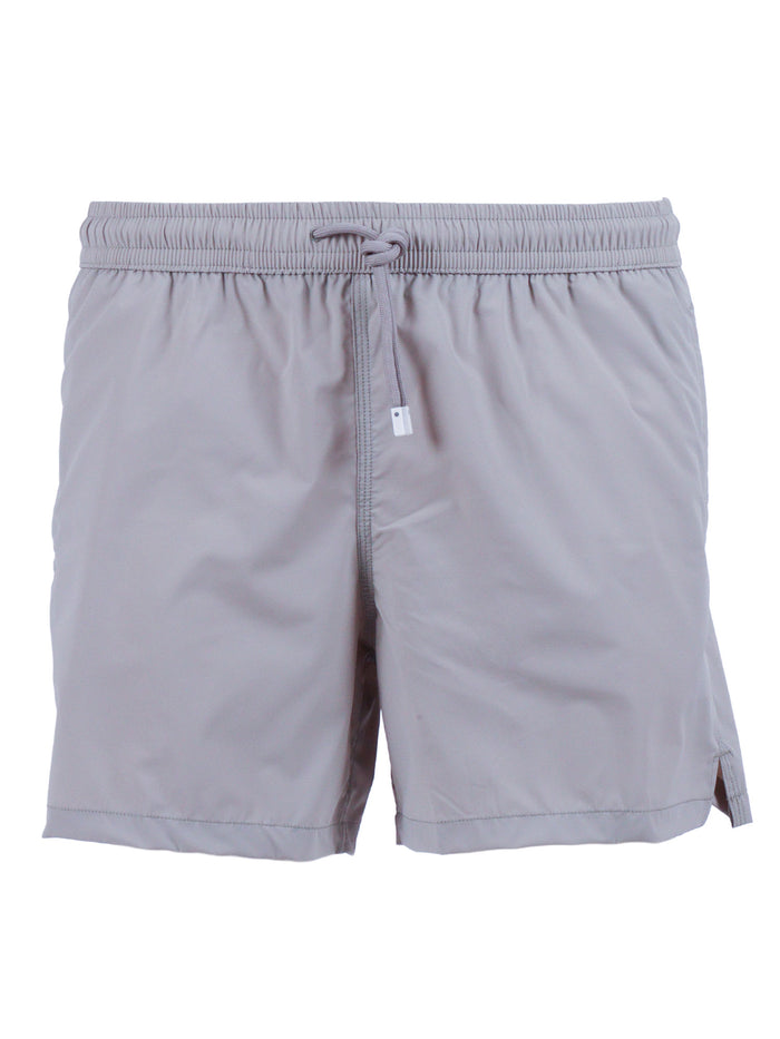 Swim Trousers Woven Fabric Man Grey Polyamide Costume