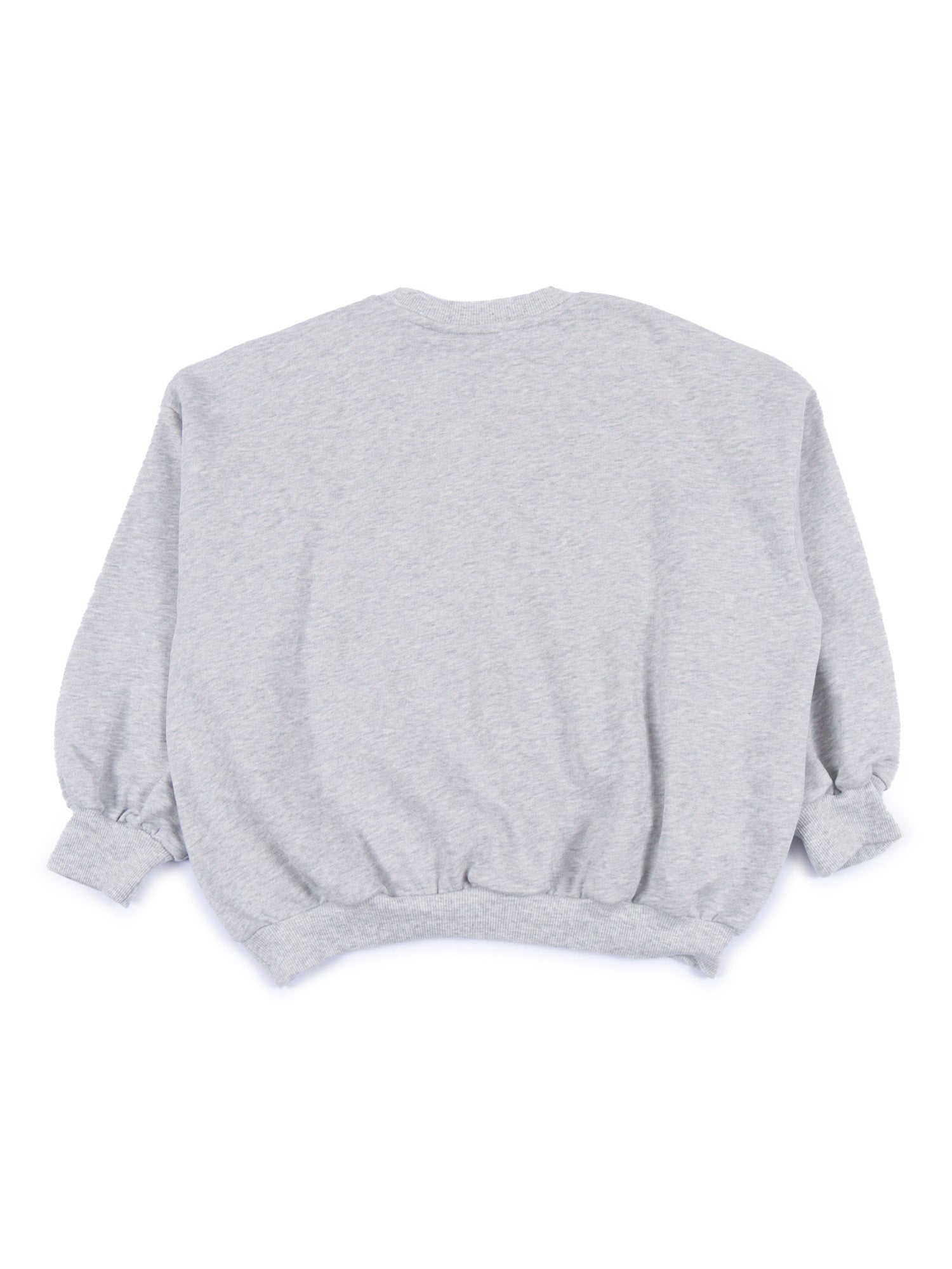Bear Chenille Sweatshirt Grey Organic Cotton