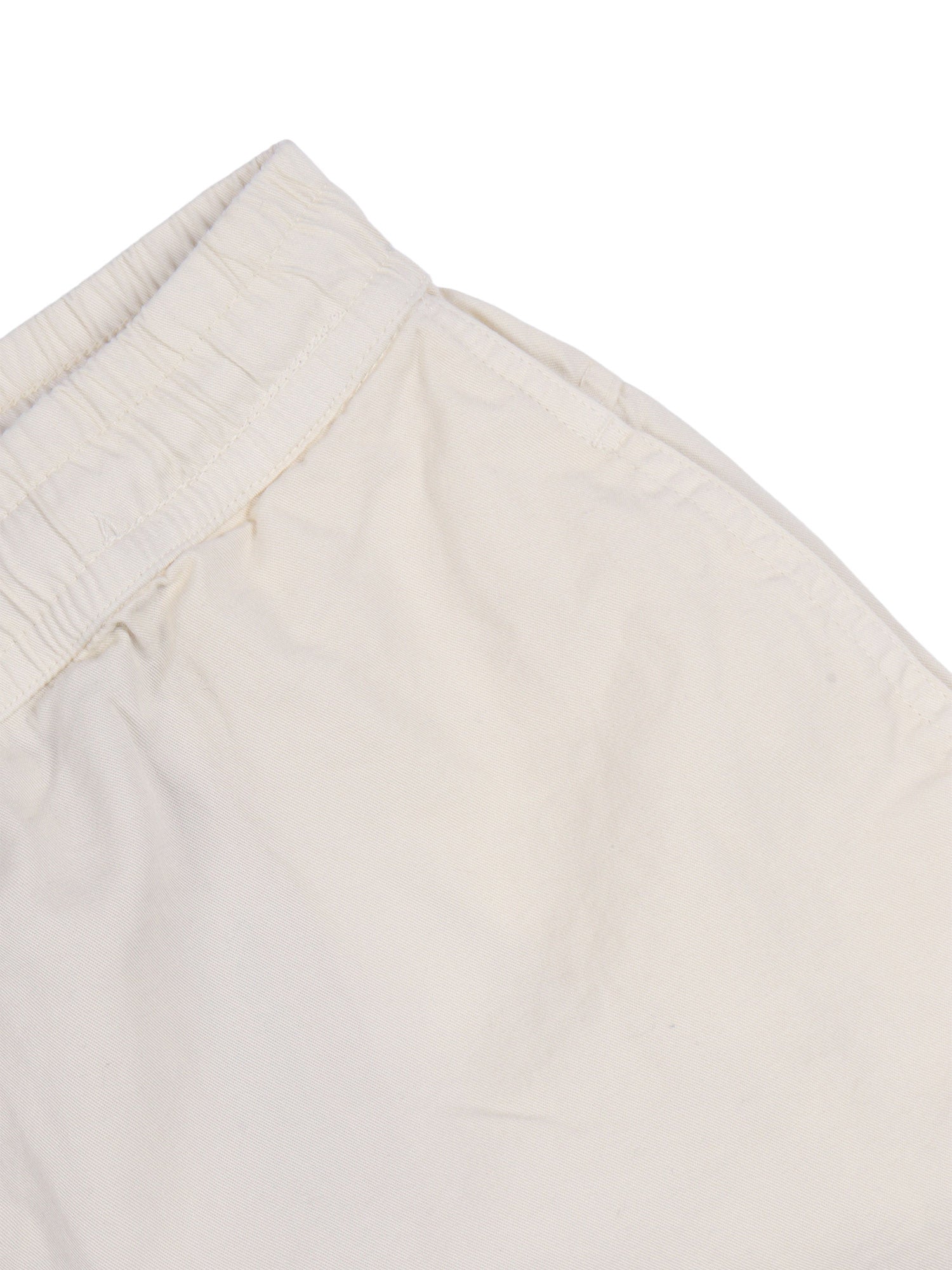 Arrow Woven Pants Beige Cotton Organic