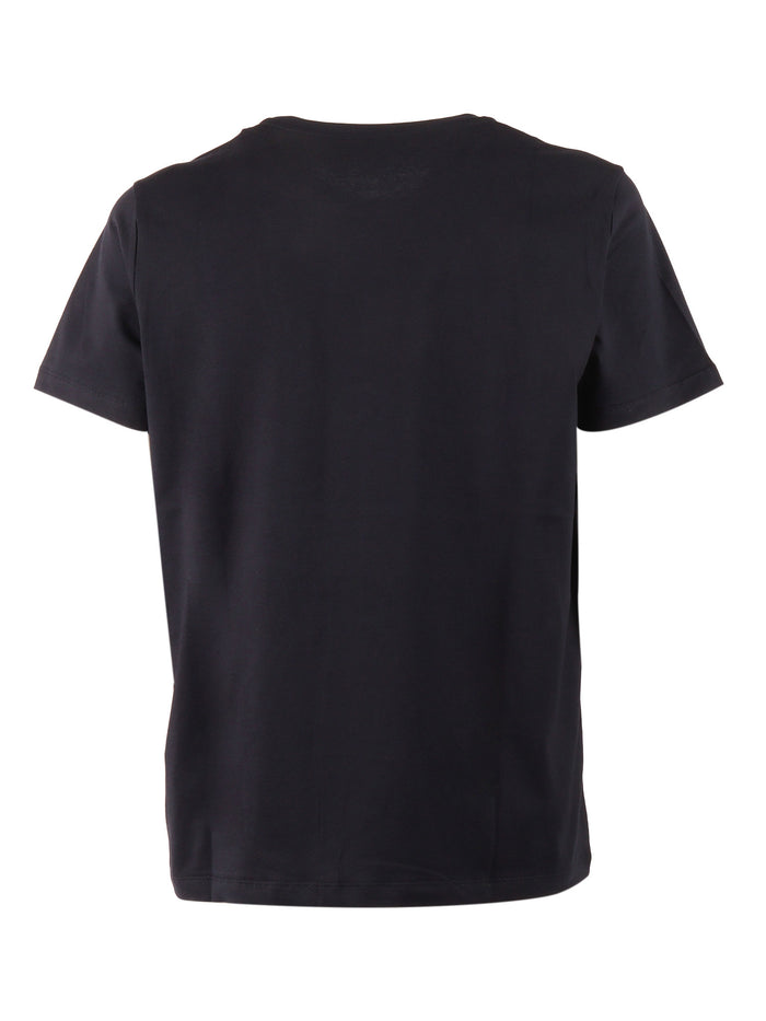 T-SHIRT Blue Cotton Short Sleeves