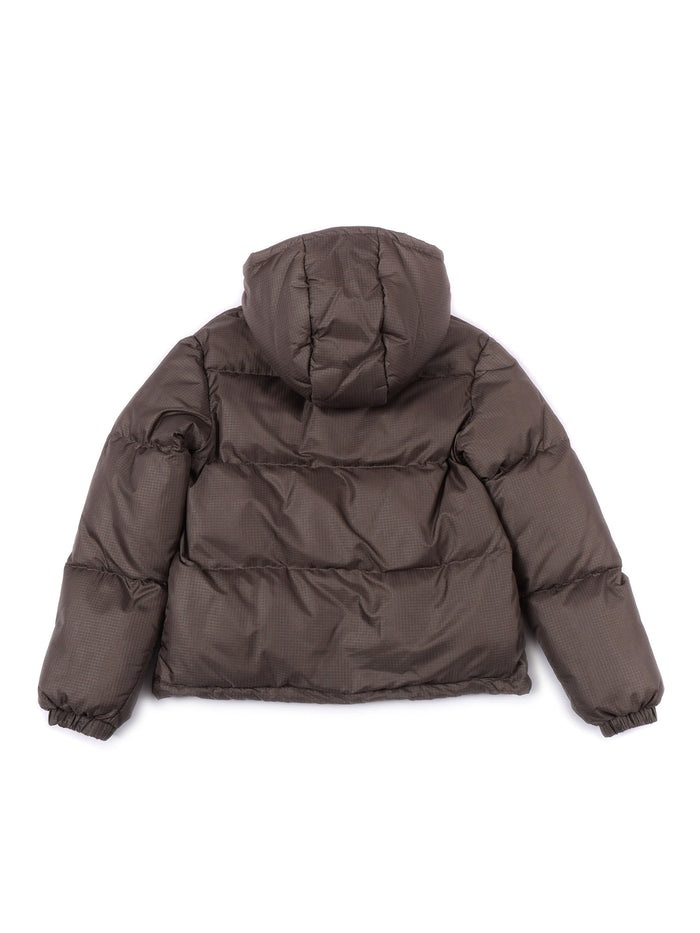 Off White Ripstop Puffer Dark Grey - Ref Heavy Jacket