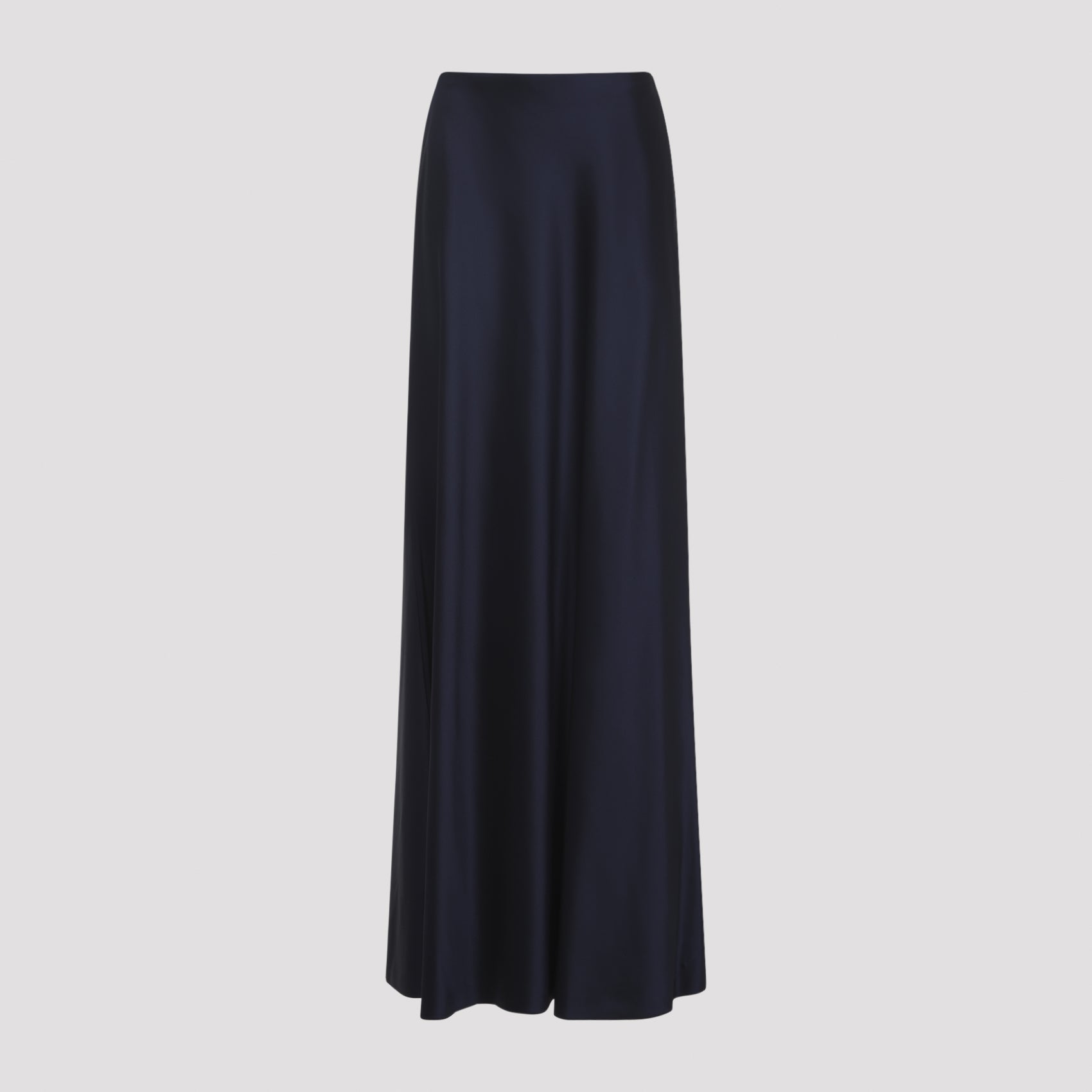Masina Maxi A-line Skirt Blue Acetate Viscose Elastane