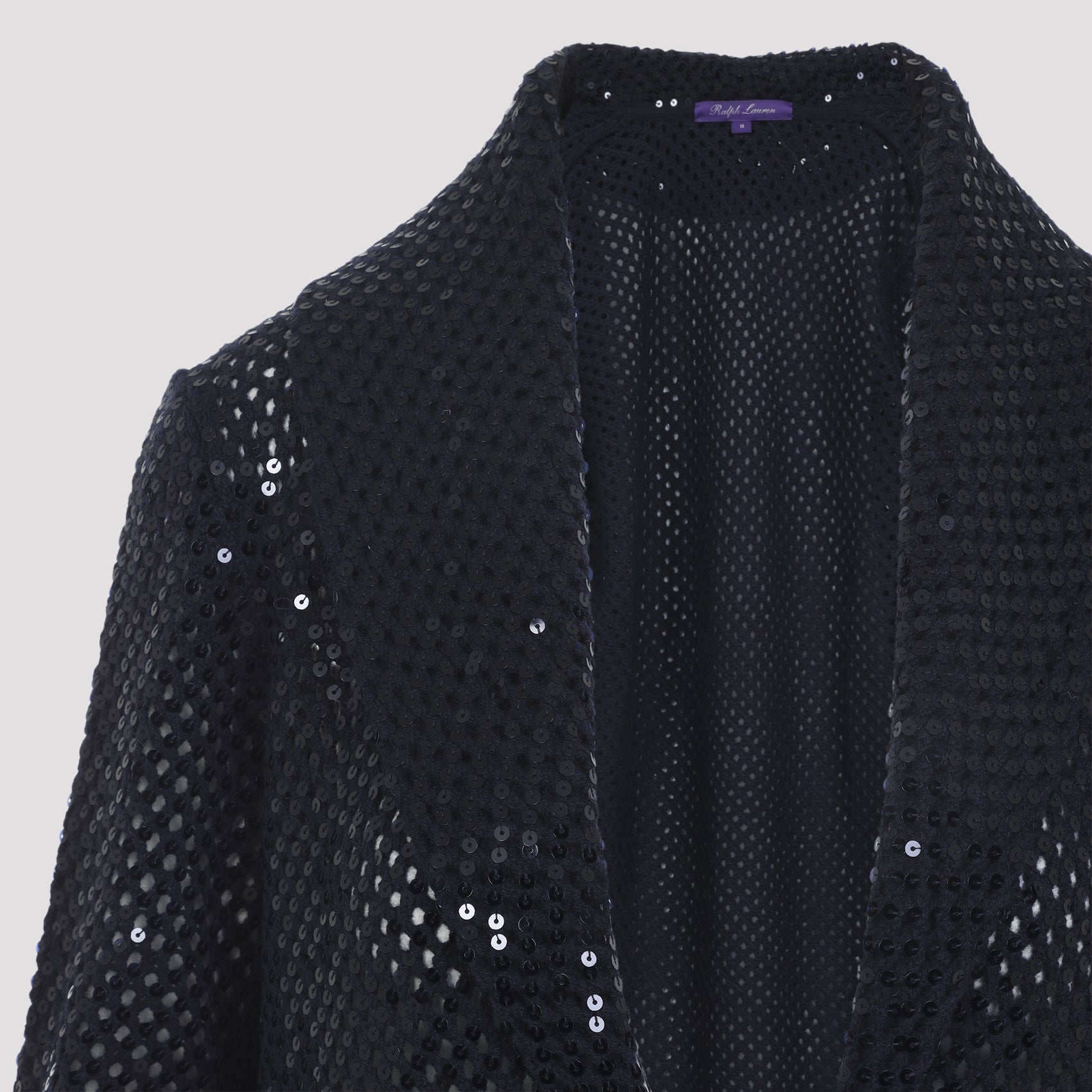 Long Cardigan Blue Cashmere Sweater