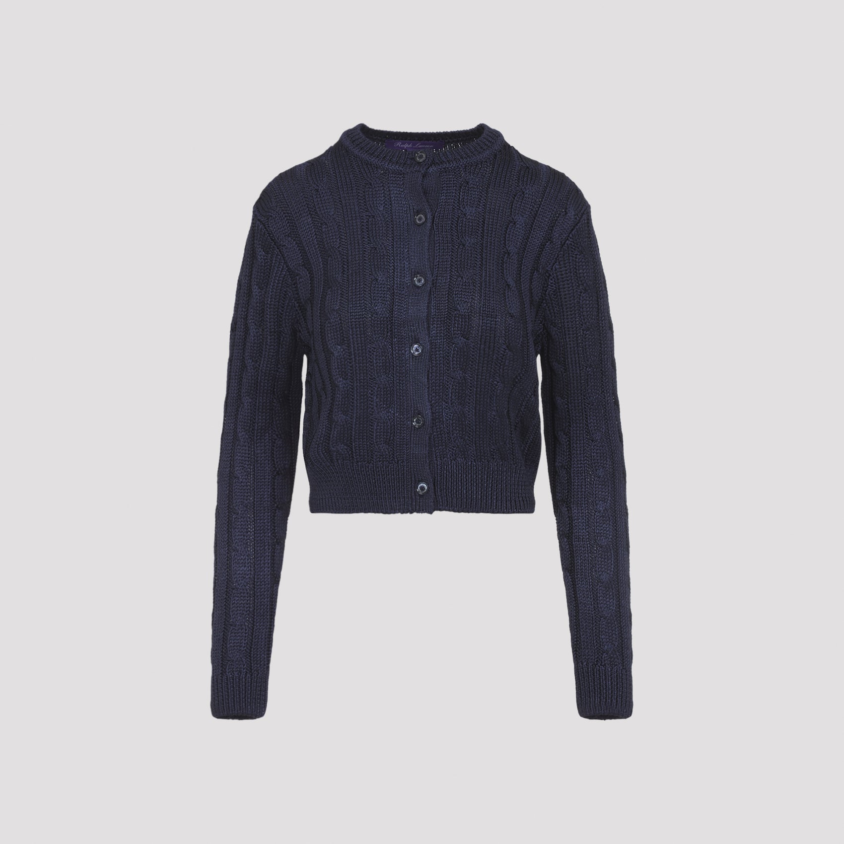 Long Cardigan Blue Silk Sweater