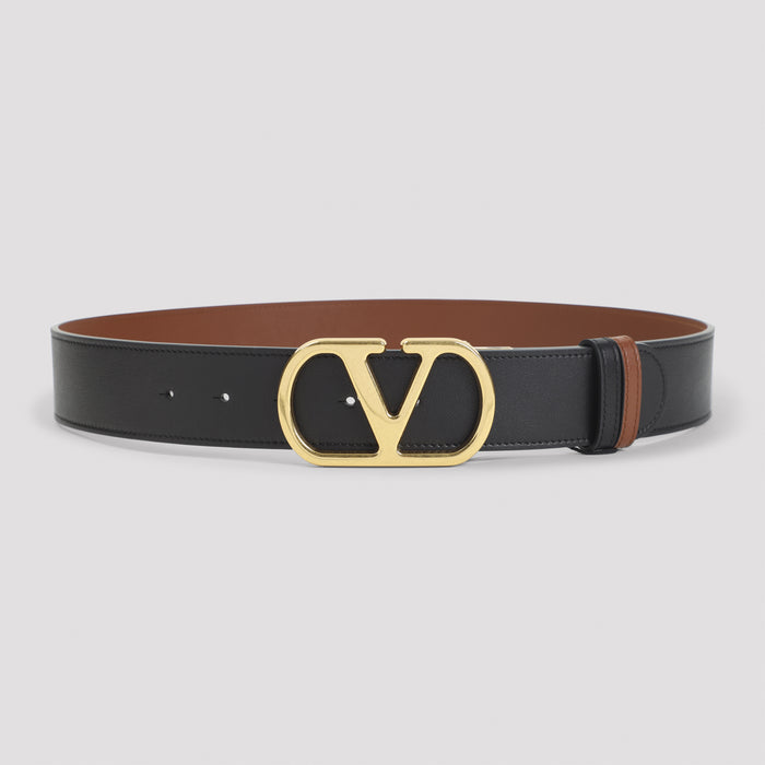 H 40 Reversible Belt Black Calf Leather