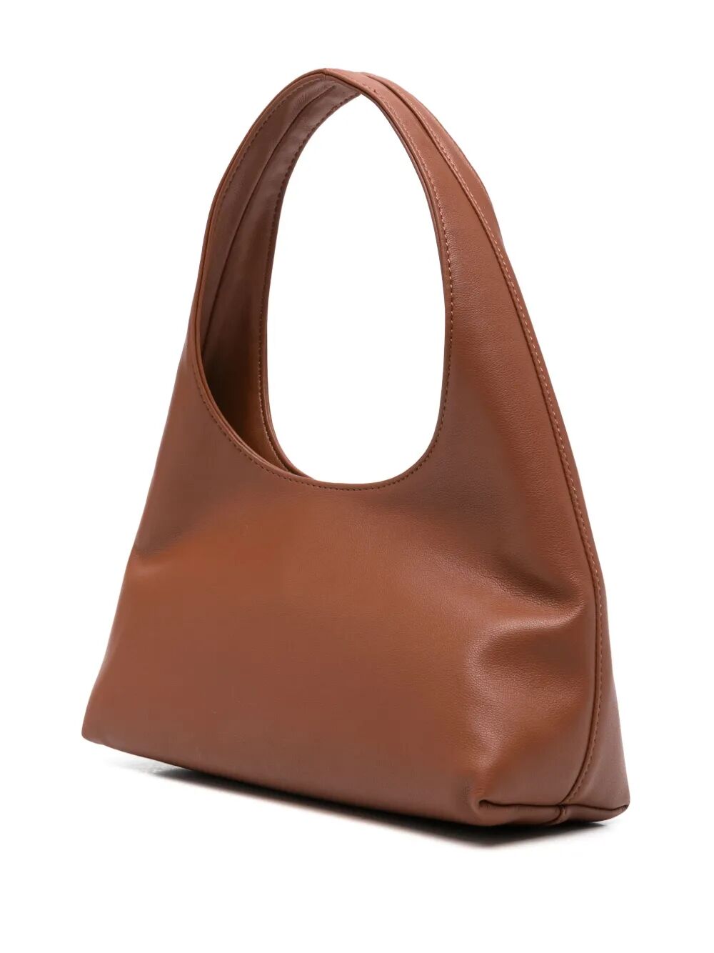 Baby Ninon Shoulder Brown Polyurethane Bag