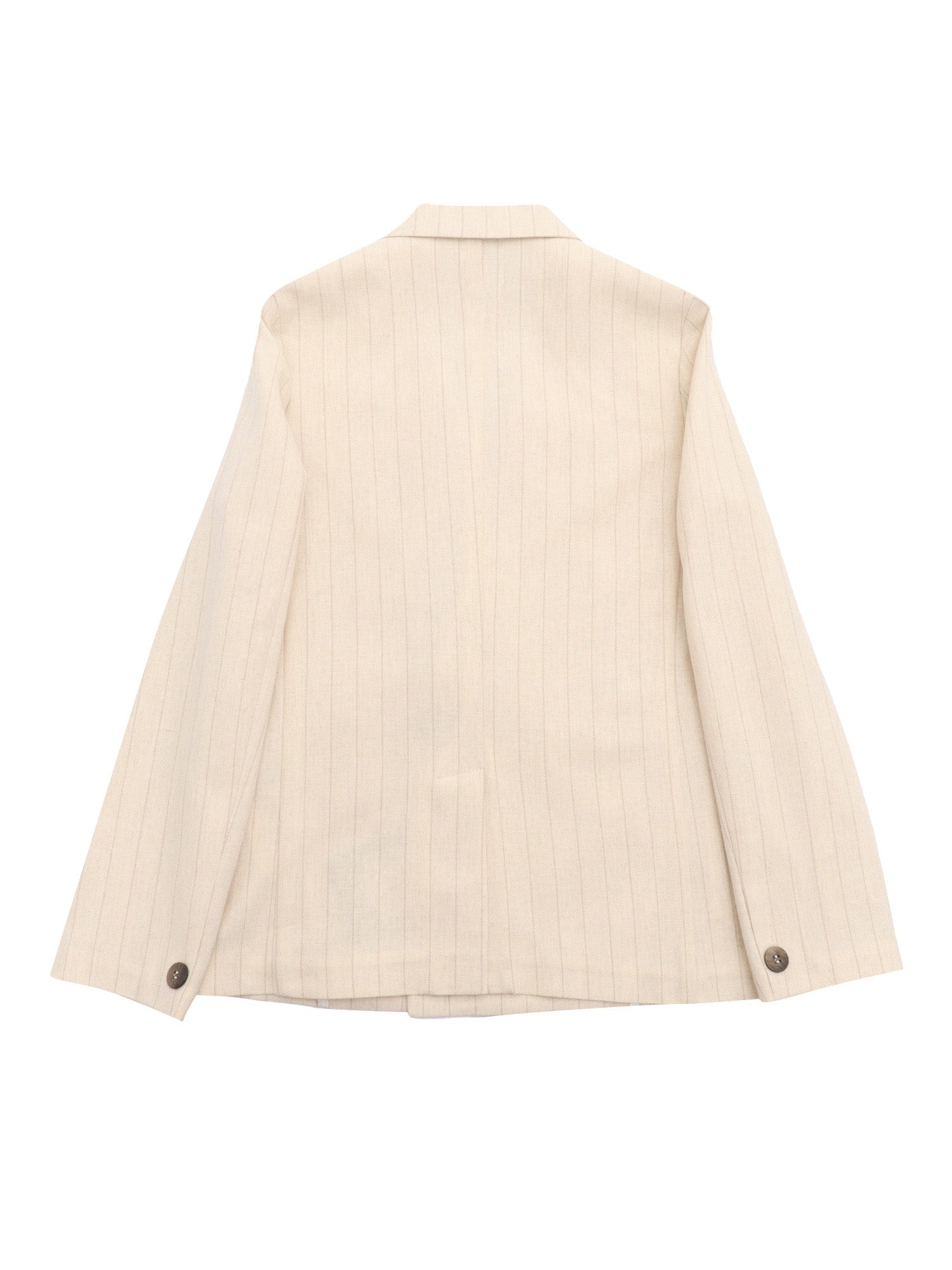 BOY DOUBLE BREASTED JACKET White Cotton Polyester