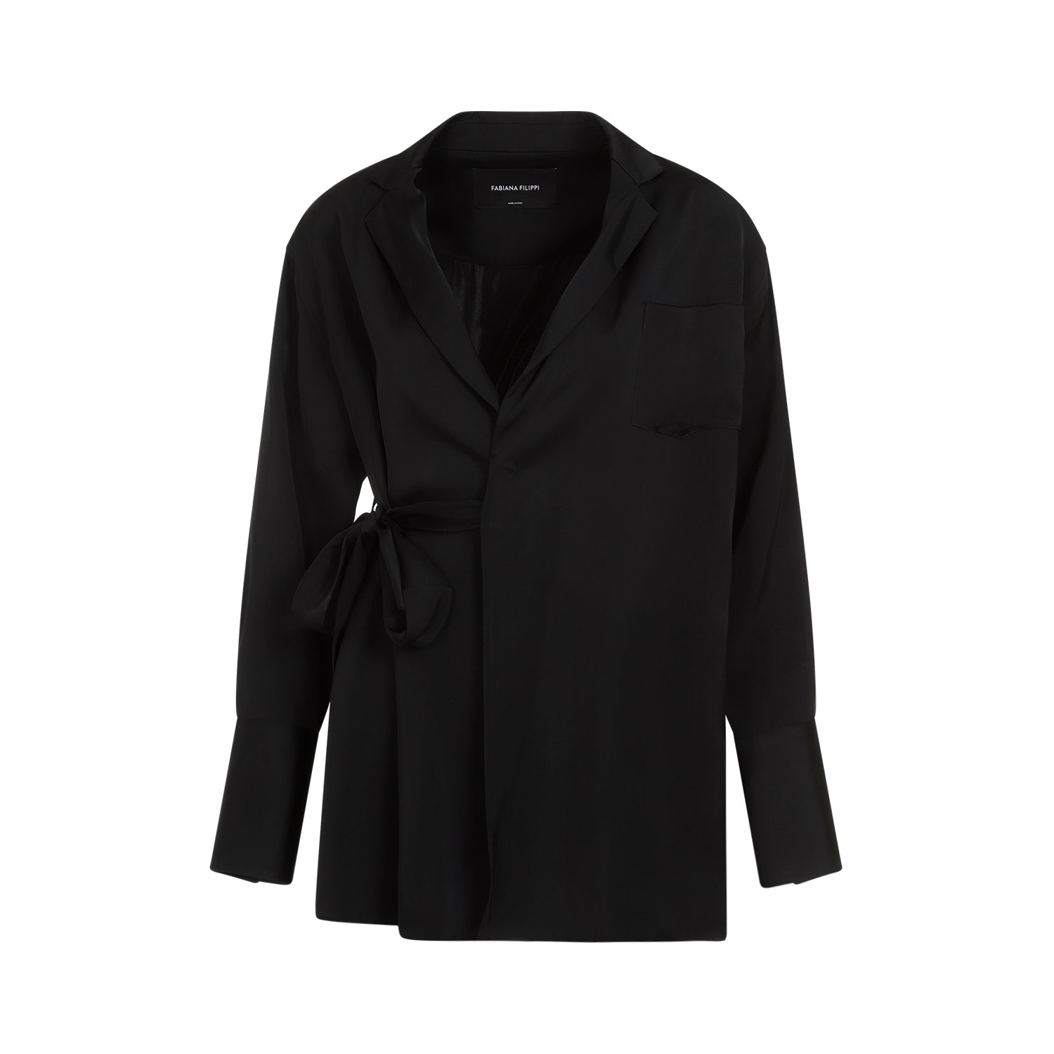 Viscose Blazer Black Jacket