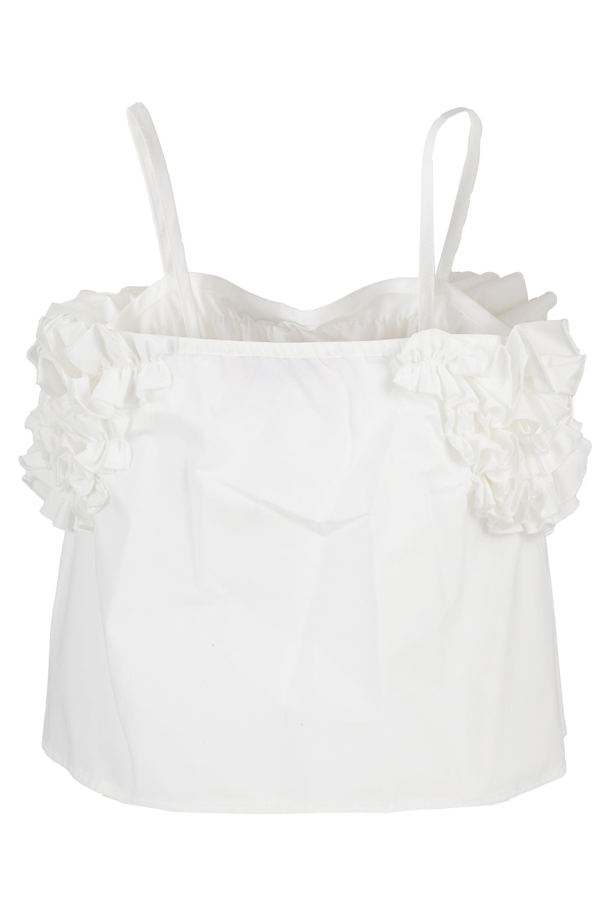 Top White Cotone Elastan