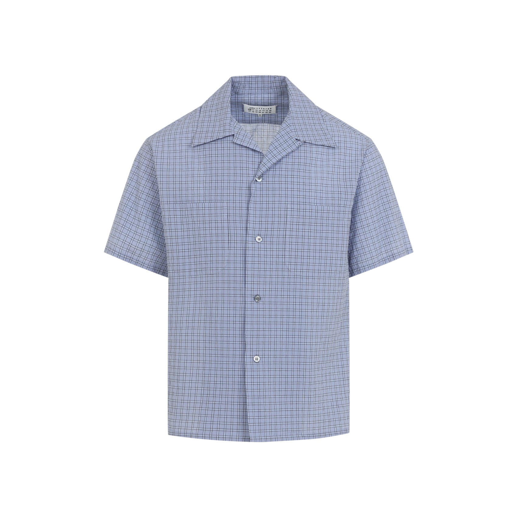 Linen Shirt Blue Cotton