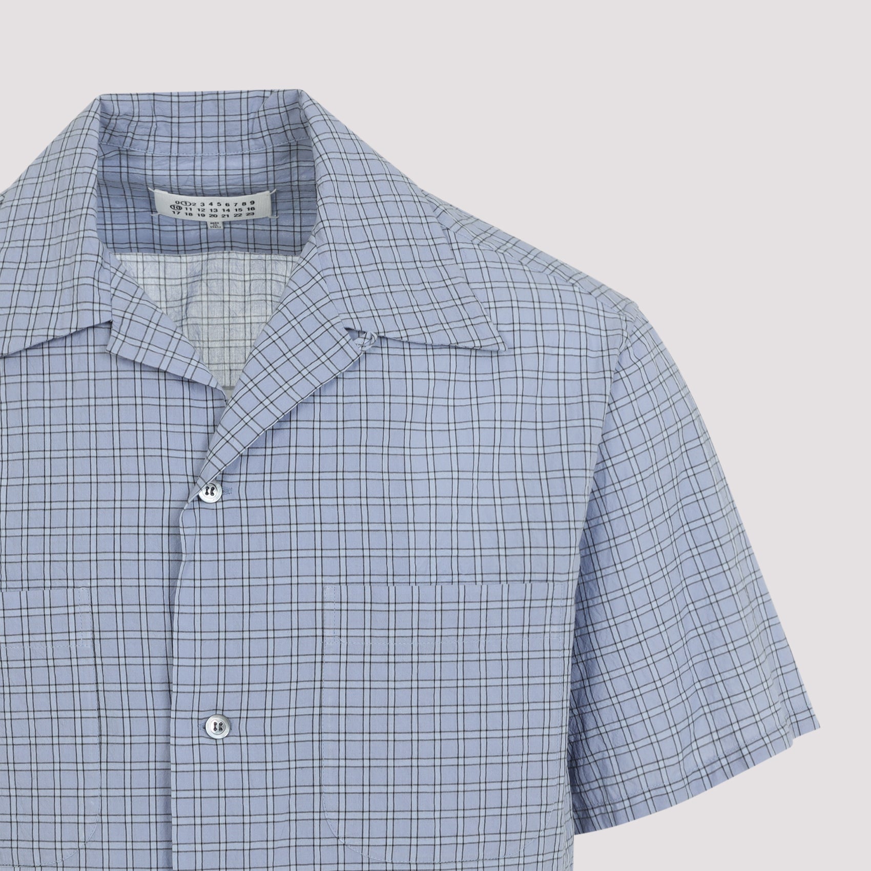 Linen Shirt Blue Cotton