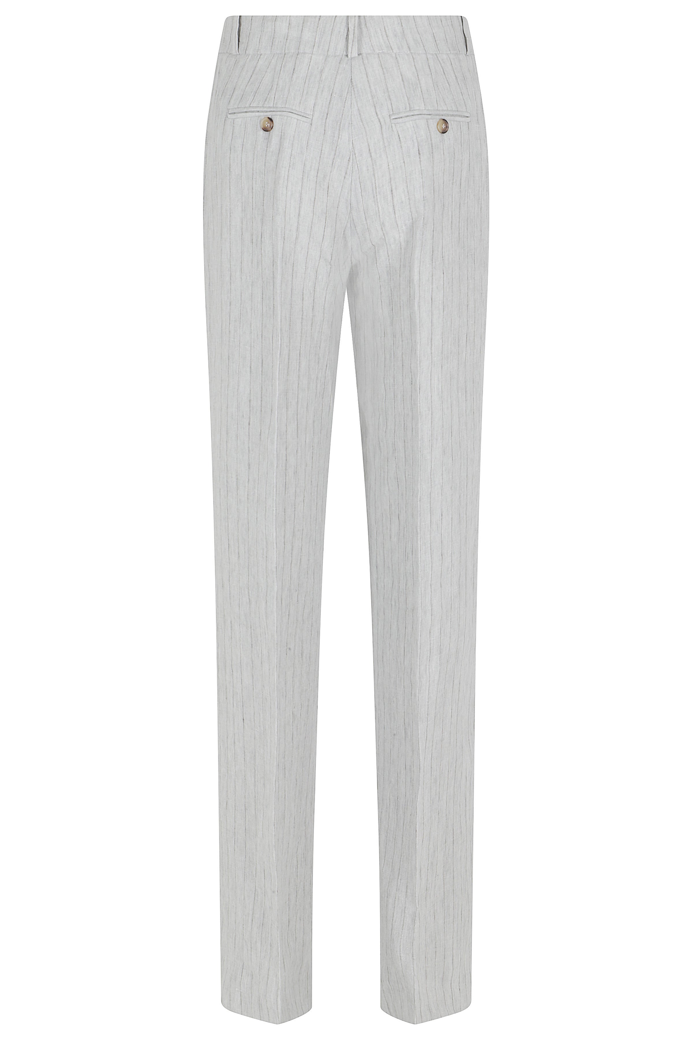 Pantalone Andrea Grey Lino Pantaloni