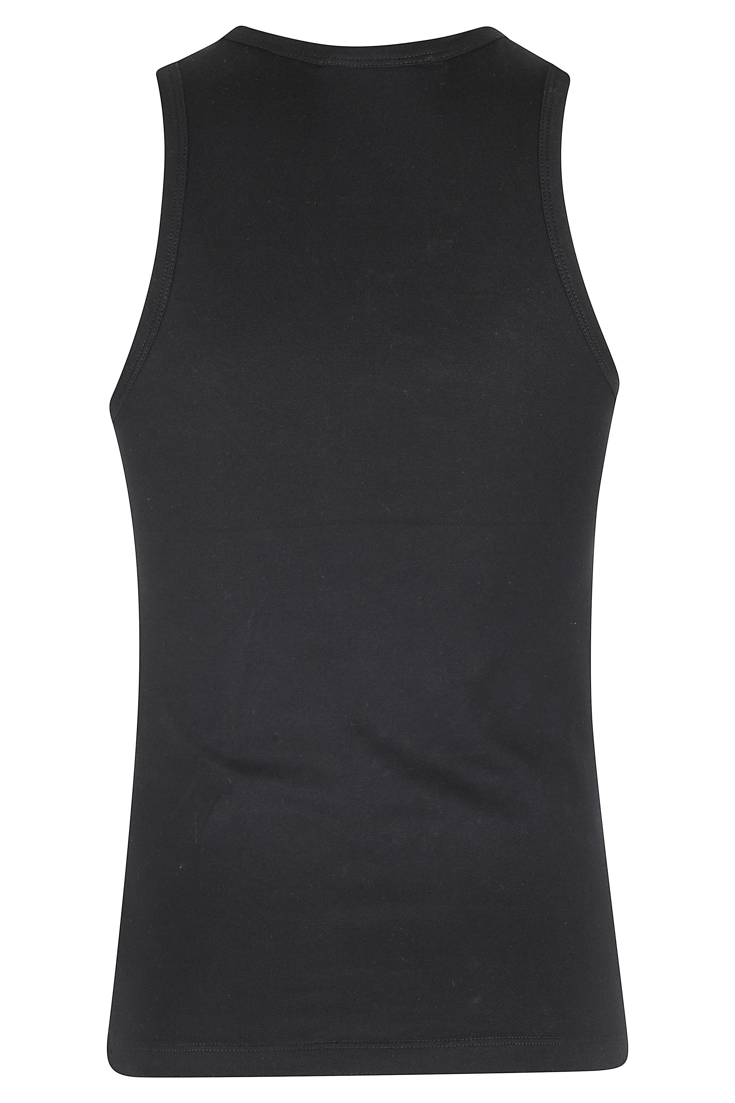 C-Logo Crossed Top Black Cotone Modal
