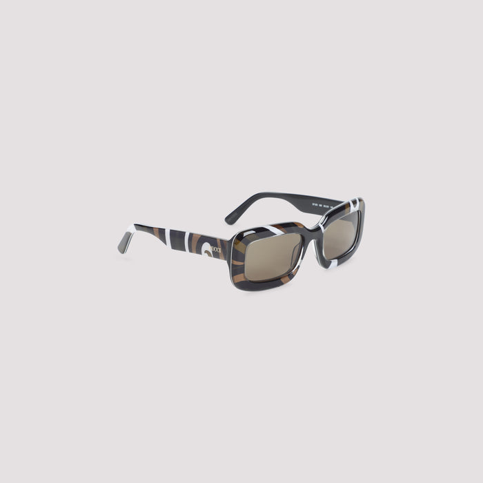 Acetate Sunglasses Brown Glasses